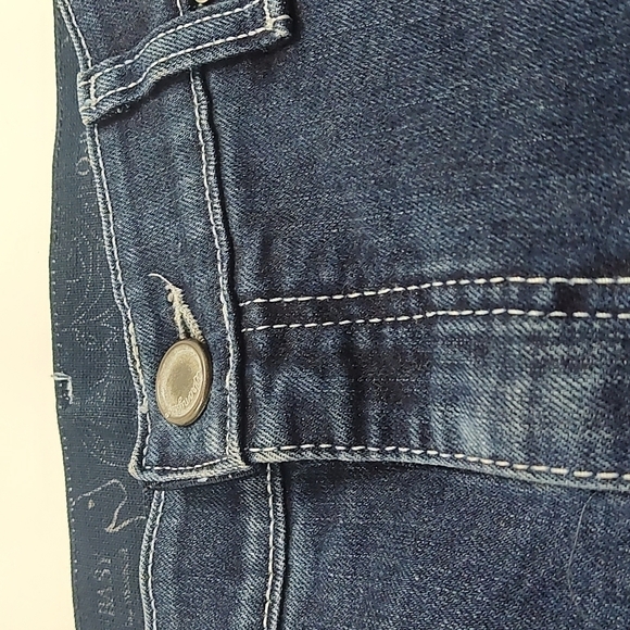 Wrangler women's jeans straight leg mid-rise Size: 9/10/32 Blue - Picture 6 of 9